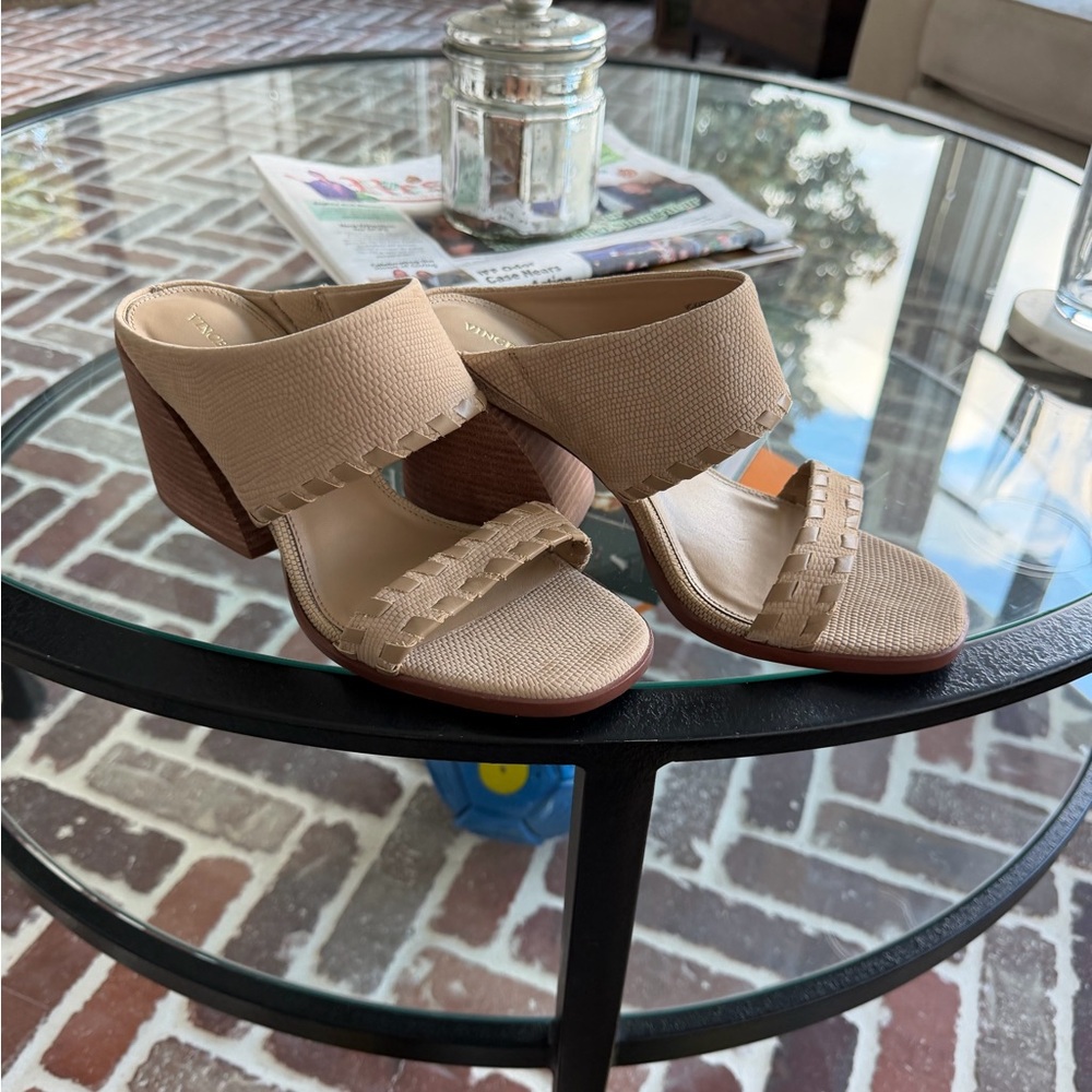 Vince Camuto Tan Heeled Sandals